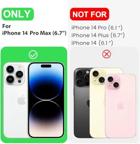 LOVE 3000 iPhone 14 Pro Max uchun mo'ljallangan g'ilof, premium silikon, [yumshoq tirnalishga qarshi mikrofiber astar] zarbaga chidamli himoya g'ilofi erkaklar ayollar qizlar 6.7