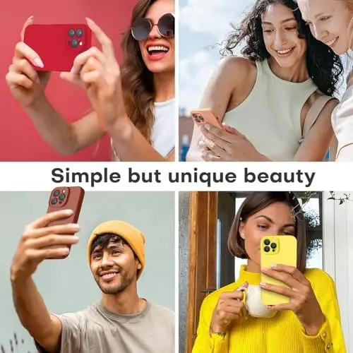 LOVE 3000 iPhone 14 Pro Max uchun mo'ljallangan g'ilof, Premium silikon, [Yumshoq tirnalishga qarshi mikrofiber astar] Zarbalarga chidamli himoya telefon g'ilofi erkaklar ayollar qizlar uchun 6.7