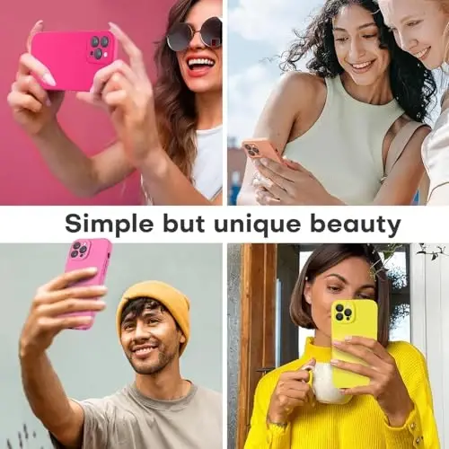 LOVE 3000 iPhone 14 Pro Max uchun mo'ljallangan g'ilof, [Yumshoq chizishga qarshi mikrofiber astar] bilan Premium silikon, erkaklar, ayollar va qizlar uchun zarbaga chidamli himoya telefon g'ilofi 6,7