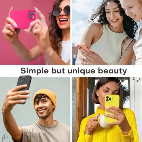 LOVE 3000 iPhone 14 Pro Max uchun mo'ljallangan g'ilof, [Yumshoq tirnalishga qarshi mikrofiber qoplamali] Premium silikon zarbga chidamli himoya telefon g'ilofi erkaklar ayollar qizlar uchun 6,7