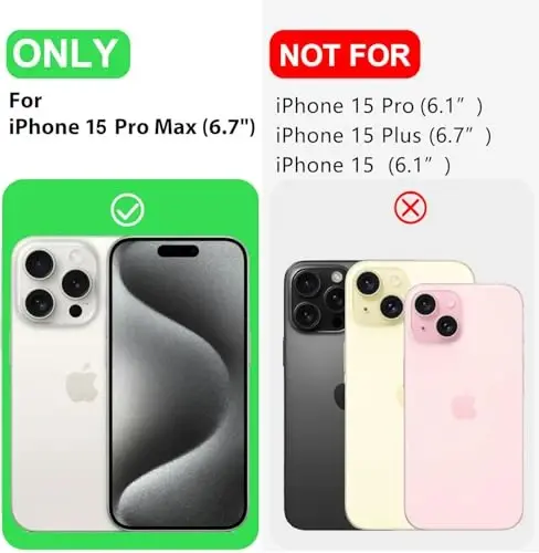 LOVE 3000 iPhone 15 Pro Max uchun mo'ljallangan g'ilof, Premium silikon, [Yumshoq tirnalishga qarshi mikrofiber astar] Zarbadan himoya qiluvchi telefon g'ilofi erkaklar ayollar qizlar uchun 6.7
