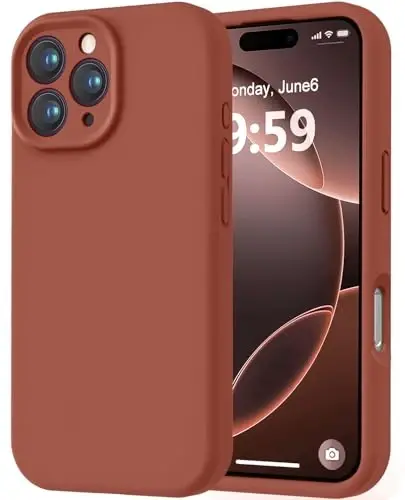LOVE 3000 iPhone 16 Pro Max Kılıf için Tasarlandı, [Yumuşak Çizilmez Mikrofiber Astar] ile Premium Silikon, Erkekler Kadınlar Kızlar için Darbeye Dayanıklı Koruyucu Telefon Kılıfı 6.9