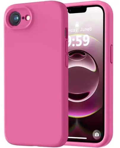 LOVE 3000 iPhone 16e uchun mo'ljallangan g'ilof, [Yumshoq tirnalishga qarshi mikrofiber astar] bilan Premium silikon, erkaklar, ayollar, qizlar uchun zarbaga chidamli himoya telefon g'ilofi 6.1