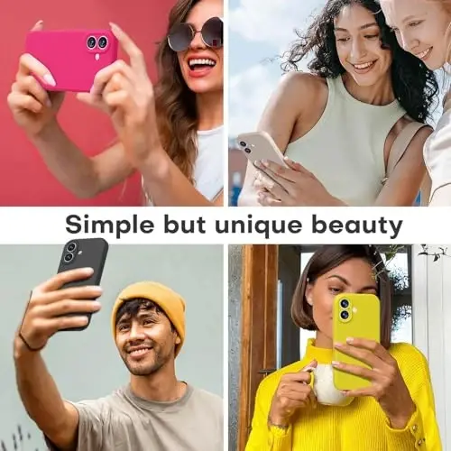 LOVE 3000 iPhone 17 G‘ilof uchun mo‘ljallangan, Premium Silikon [Magsafe bilan mos keladi][Yumshoq tirnalishga qarshi mikrofaser qoplama] Erkaklar va ayollar uchun zarbaga chidamli himoya telefon g‘ilofi 6.3