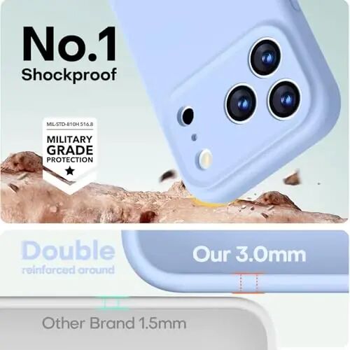 LOVE 3000 iPhone 17 Pro Kılıf için Tasarlandı, Premium Silikon [Magsafe Uyumlu] [Yumuşak Çizilmez Mikrofiber Astar] Erkekler Kadınlar için Darbeye Dayanıklı Koruyucu Telefon Kılıfı 6.3