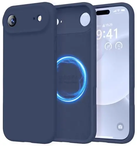 LOVE 3000 Designed for iPhone Air Case, Premium Silicone [Compatible with Magsafe][Soft Anti-Scratch Microfiber Lining] Shockproof Protective Phone Case for Men Women 6.5