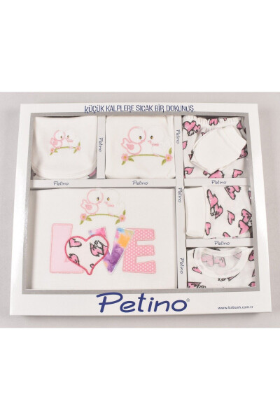 Love Girl 10 Piece Newborn Hospital Discharge Set - 7