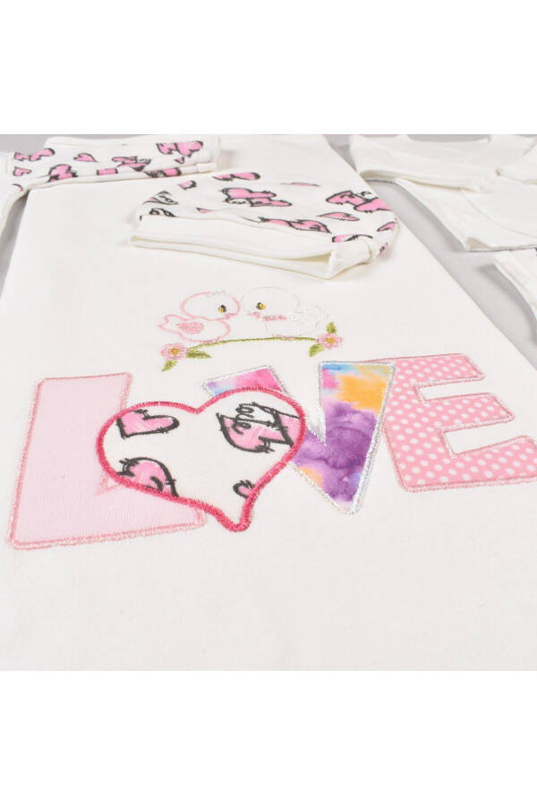 Love Girl 10 Piece Newborn Hospital Discharge Set - 9