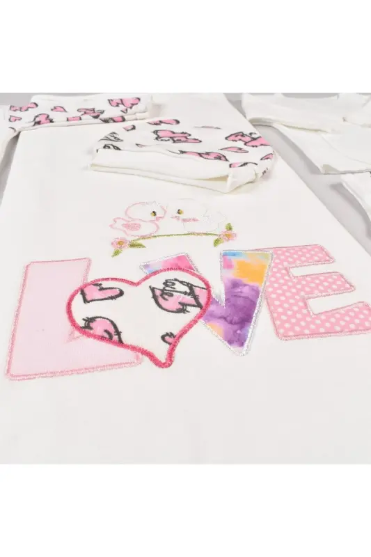 Love Girl 10 Piece Newborn Hospital Discharge Set - 2