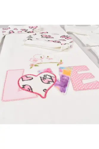 Love Girl 10 Piece Newborn Hospital Discharge Set - 3