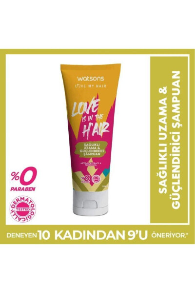 Love Is In The H'air Sağlıklı Uzama & Güçlendirici Şampuan 250 ml - 1