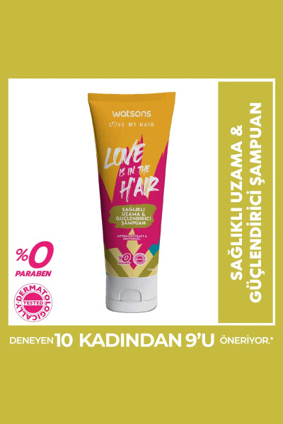 Love Is In The H'air Sog'lom o'sish va mustahkamlash uchun shampun 250 ml - 4