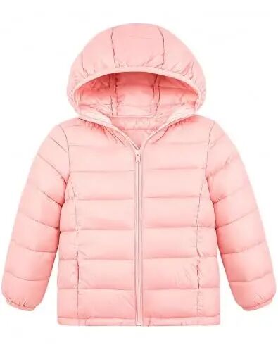 Lovekider Girls Winter Coat Shiny Gradient Lightweight Puffer Jacket 4-12Y | Down-Alternative, Windproof, Water-Resistant, Hooded, Durable Zipper, Girl Warm Winter Jacket for School Daily Outdoor Travel - Lovekider
