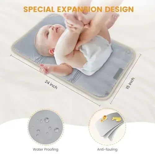 LOVEVOOK Diaper Backpack, Izolyatsiya qilingan cho'ntakli taglik sumkasi, Qiz bola uchun bolalar sumkasi, So'rg'ich qutisi bilan katta bolalar taglik sumkasi, Ayollar uchun o'g'irlikdan himoyalangan sayohat ryukzaki - 4