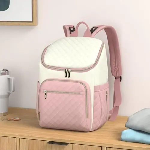 LOVEVOOK Diaper Bag Backpack Large Capacity Baby Bag with Portable Changing Pad, Multifunction Baby Travel Backpack - 2