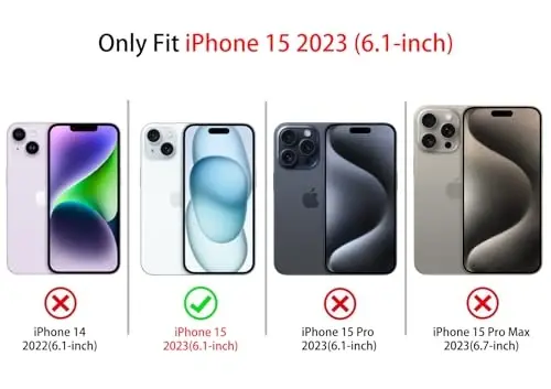 Lovmooful iPhone 15 uchun mos keladigan quti Qizlar ayollar uchun yoqimli shaffof gul naqshli rangli dizayn iPhone 15 uchun yumshoq TPU zarbaga chidamli himoya qizcha - Kichik gul - 7