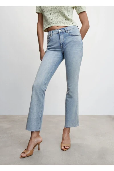 Low Rise Flare Jean - 1