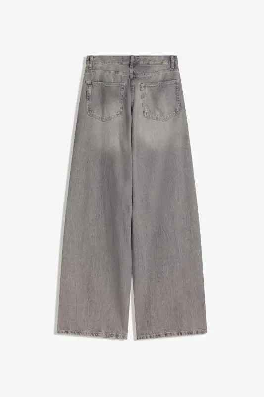 Low-rise wide-leg jeans - 5