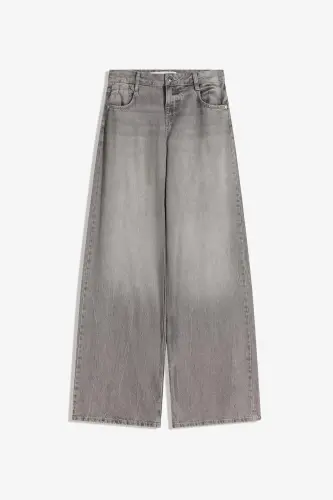 Low-rise wide-leg jeans - 6