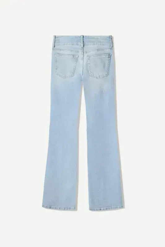 Low waist bootcut jean-Light blue - 5
