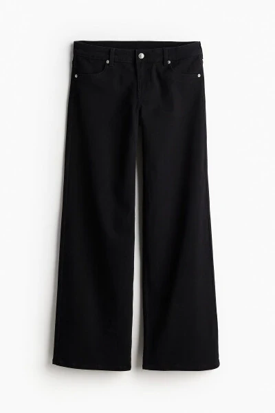 Low Waist Gabardine Trousers - 3