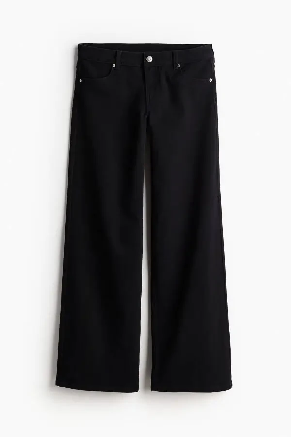 Low Waist Gabardine Trousers - 3