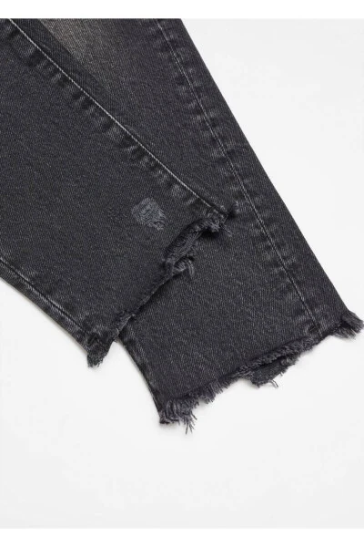 Low Waist Ripped Girfriend Jeans - 5