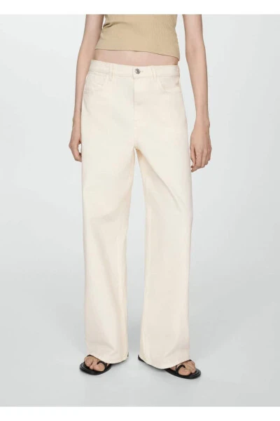 Low Waist Wide Leg Loose Jean - 1