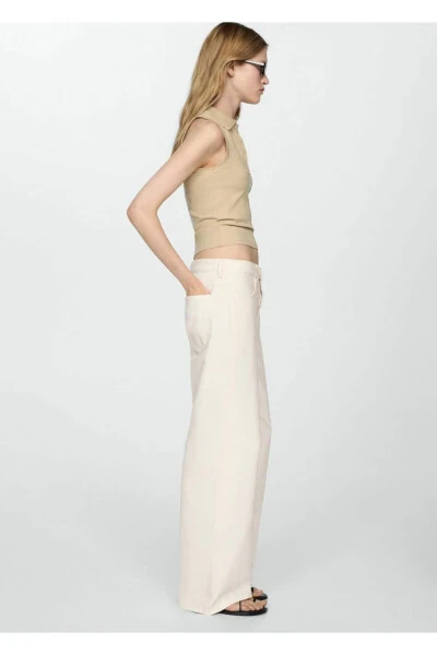 Low Waist Wide Leg Loose Jean - 7