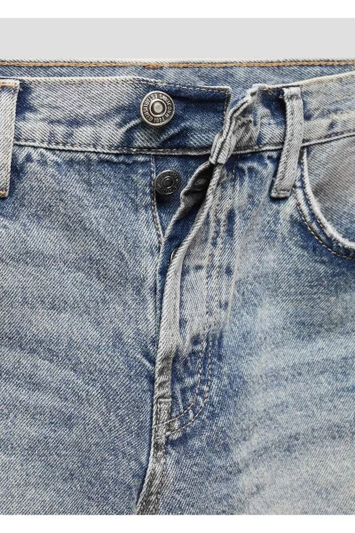 Low-Waisted Ripped Girlfriend Jeans - 6