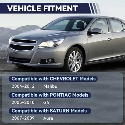 Lower Control Arm for 2004-2012 Chevrolet Malibu,Pontiac G6,Saturn Aura | Suspension Kit Ball Joint for 2005-2010 Pontiac G6, 2007-2009 Saturn Aura Sway Bar End Link Tie Rod Rack & Pinion Bellows - UGFC (1)