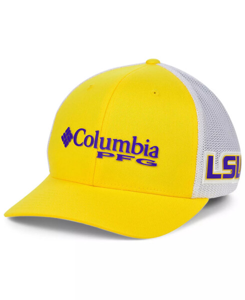 LSU Tigers PFG Stretch Cap Gold/White - 1