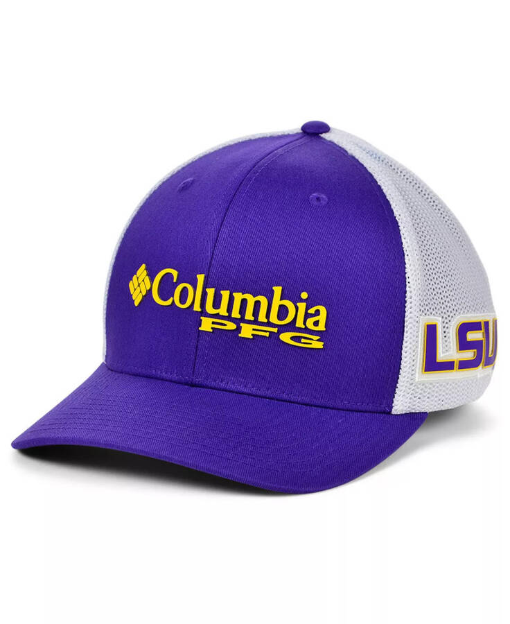 LSU Tigers PFG Stretch Cap Purple/White - 1