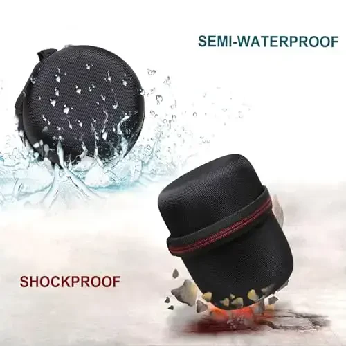 LTGEM Case Совместим с Sony SRSXB13/B/SRS-XB100 / SRS-XB12 Extra Bass Portable Waterproof Speaker, Black - 6