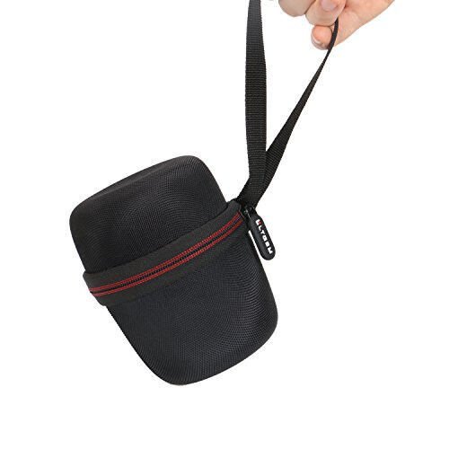 LTGEM Hard Case for Sony SRS-XB13/XB100/XB12/XB10 EXTRA BASS Wireless Bluetooth Portable Lightweight Compact Travel Speaker - Travel Protective Carrying Storage Bag (Black + Grey) - 6