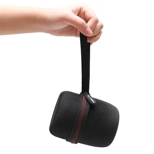 LTGEM Case Compatible with Sony SRSXB13/B/SRS-XB100 / SRS-XB12 Extra Bass Portable Waterproof Speaker, Black - 5