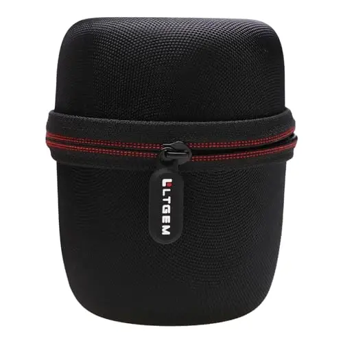 LTGEM Case Compatible with Sony SRSXB13/B/SRS-XB100 / SRS-XB12 Extra Bass Portable Waterproof Speaker, Black+Blue - 4