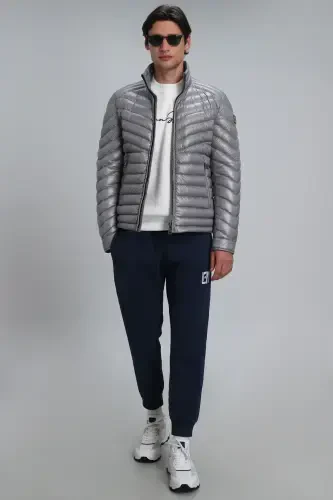 Luc Goose Down Men's Jacket Grey - 4