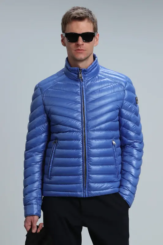 Luc Kaz Tüyü Erkek Mont Saks - Saks - 1