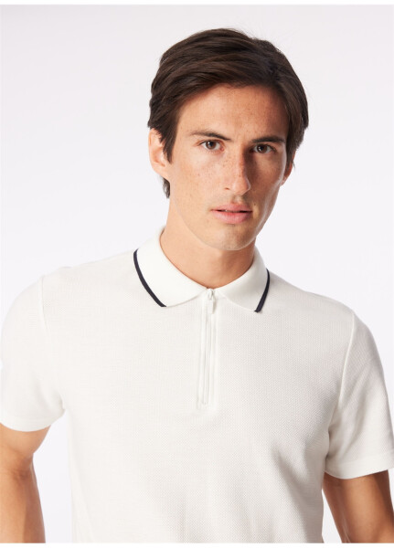 Lucas Erkek Basic Jakarlı Polo Tişört - 8