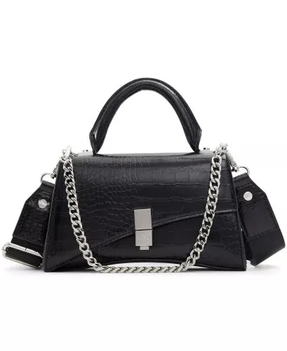 Lucena Synthetic Small Top Handle-Black - ALDO