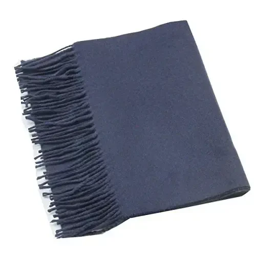 Lucky Leaf Women Men Winter Luxury Cozy Wool Warm Tartan Checked Plaid Wrap Scarf - MODAZONE (1)