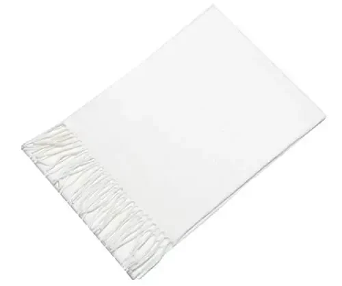 Lucky Leaf Женщины Мужчины Зима Роскошный Уютный Шерстяной Теплый Шарф в клетку - 2