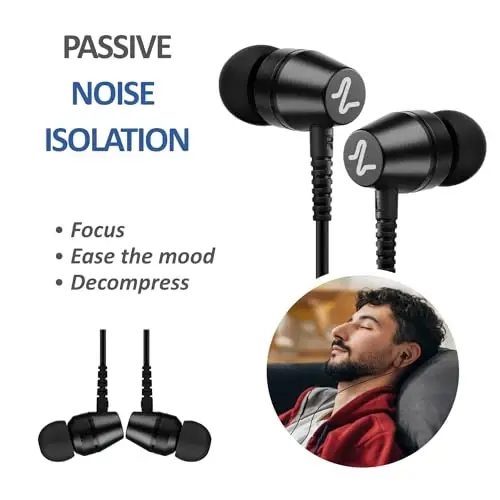 LUDOS OMNITONE USB C Headphones for iPhone 17 16 15 Pro Max Plus Air iPad Pro, 5 Years Warranty, USB-C Earbuds for Samsung Galaxy S24 S23 Ultra S22 S21 FE S20 Z Flip 3 Fold 4, USB Type C Earphones - 6