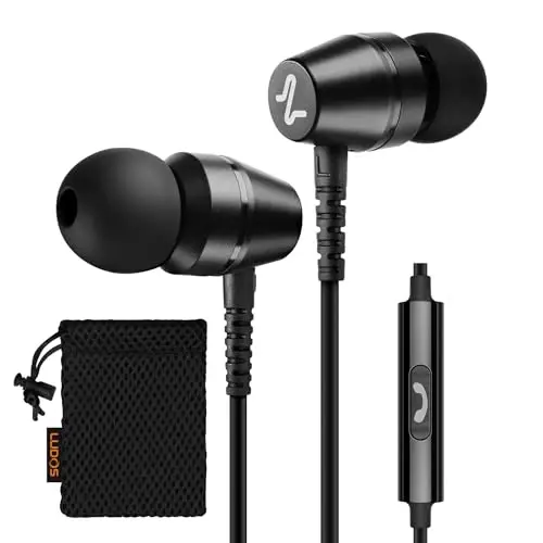 LUDOS OMNITONE USB C Headphones for iPhone 17 16 15 Pro Max Plus Air iPad Pro, 5 Years Warranty, USB-C Earbuds for Samsung Galaxy S24 S23 Ultra S22 S21 FE S20 Z Flip 3 Fold 4, USB Type C Earphones - 1