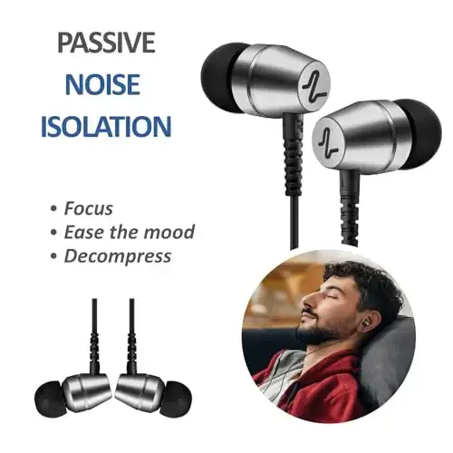 LUDOS OMNITONE USB C iPhone 17 16 15 Pro Max Plus Air iPad Pro uchun naushniklar, 5 yil kafolat, Samsung Galaxy S24 S23 Ultra S22 S21 FE S20 Z Flip 3 uchun USB-C quloqchinlar, USB Type C eshitish vositasi - Kulrang - 5