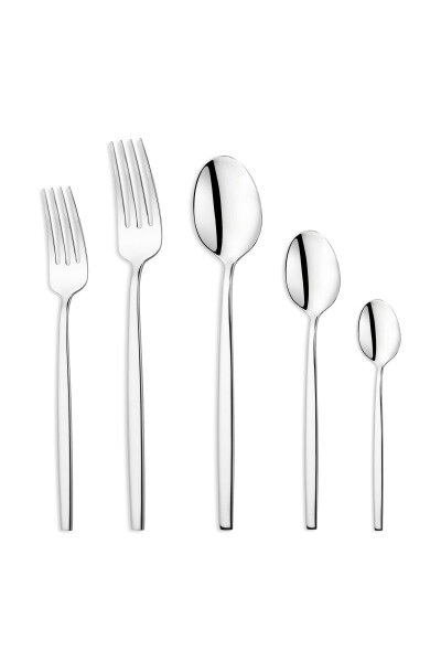 Luis 60 Piece Cutlery Set-Silver - 2