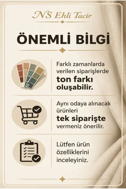Lüks, Hardal Sarısı Blackout Kalın Karartma Güneşlik Perde (EN X BOY PİLESİZ TEK KANAT) - Hardal - 6