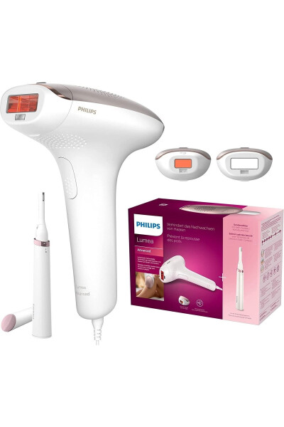 Lumea Advanced IPL Hair Removal Device (2 Heads, Body, Face and Precision Trimmer, Corded) - 1