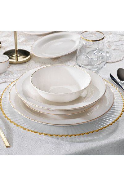 Lumina Dinner Set - 56 Pieces - Gold - 5